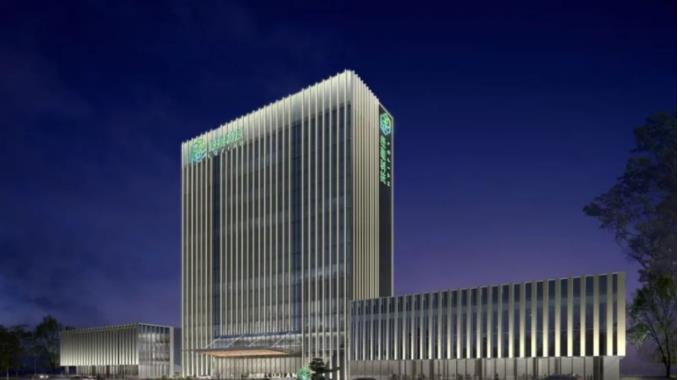 高碑店：國(guó)家建筑節(jié)能產(chǎn)業(yè)基地綠建研發(fā)中心大樓封頂！